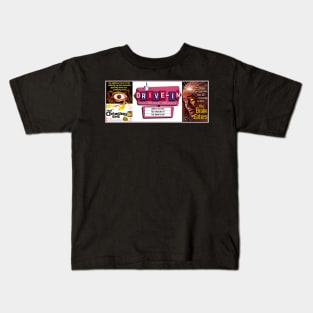 Drive-In Double Feature - The Crawling Eye & The Brain Eaters Kids T-Shirt